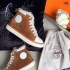 HERMES JIMMY WOOL FUR SNEAKER